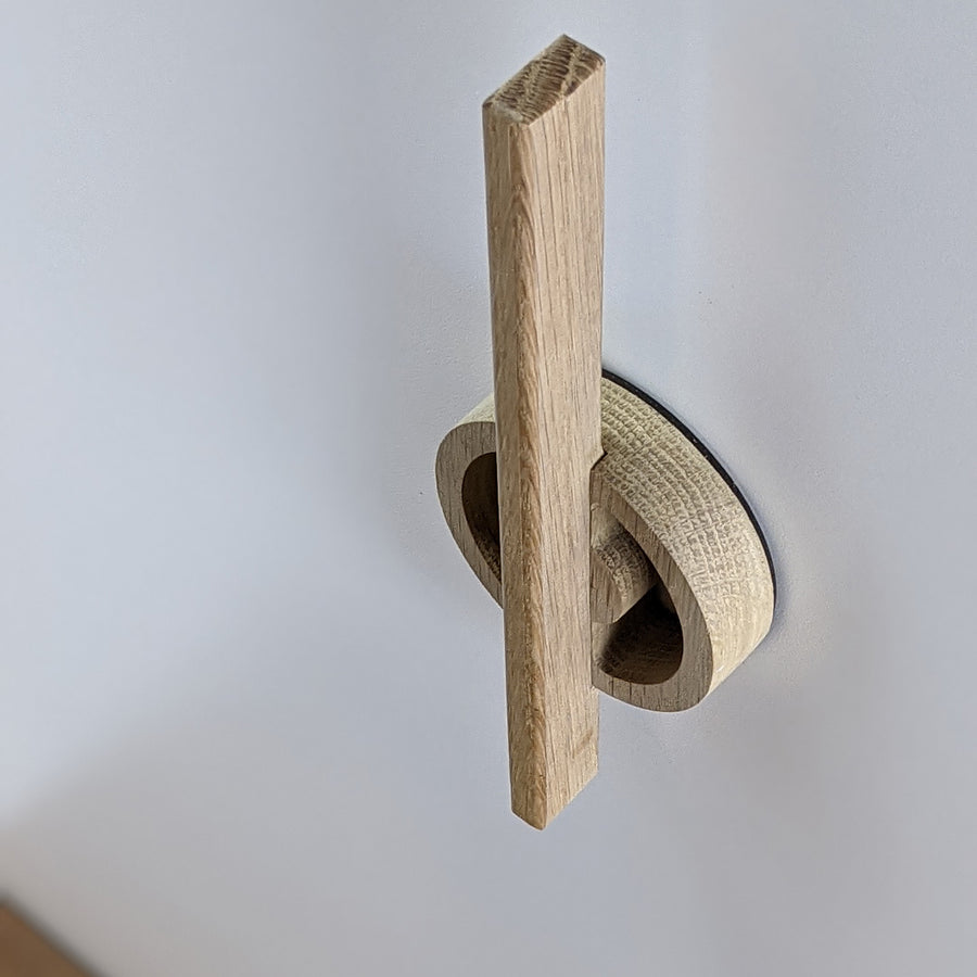 ring wood wall hook