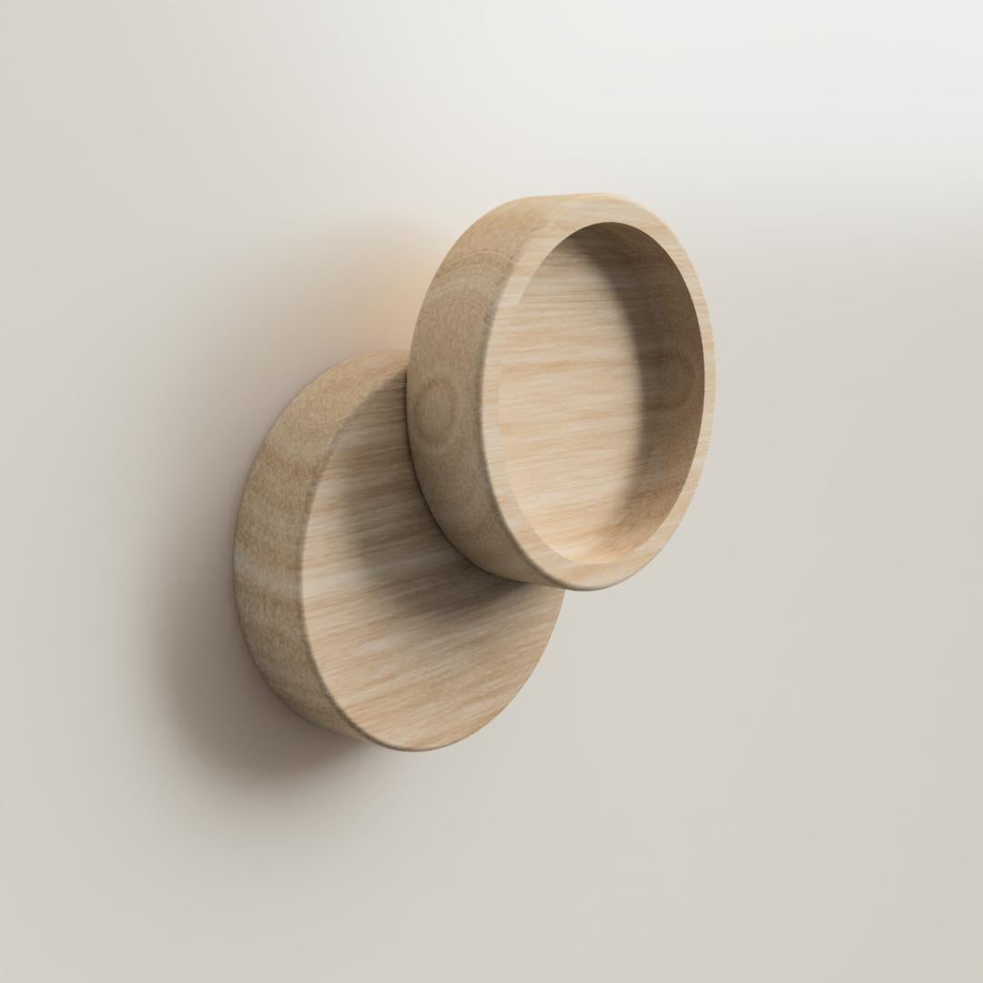 eclipse wood wall hook