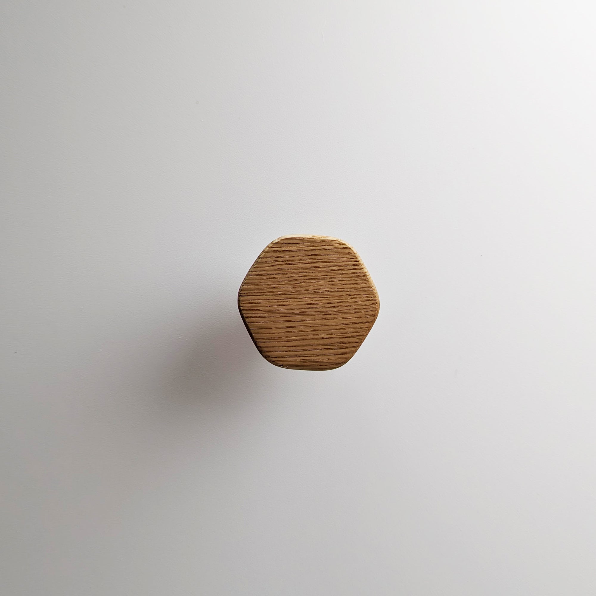 Hexagon wood wall hook