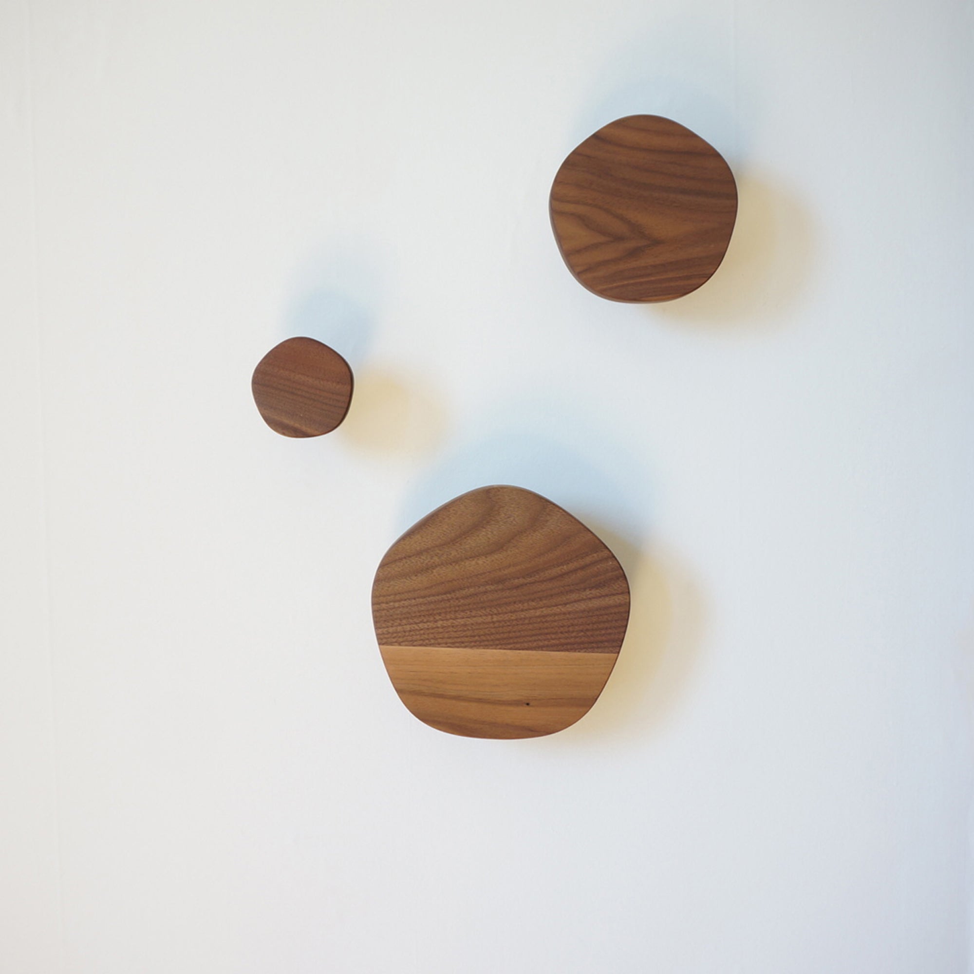 Pentagon wood wall hooks