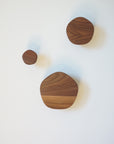 Pentagon wood wall hooks