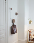 Square wood wall hooks