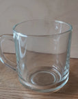 Vintage 8oz Glass Mug (set of 4)