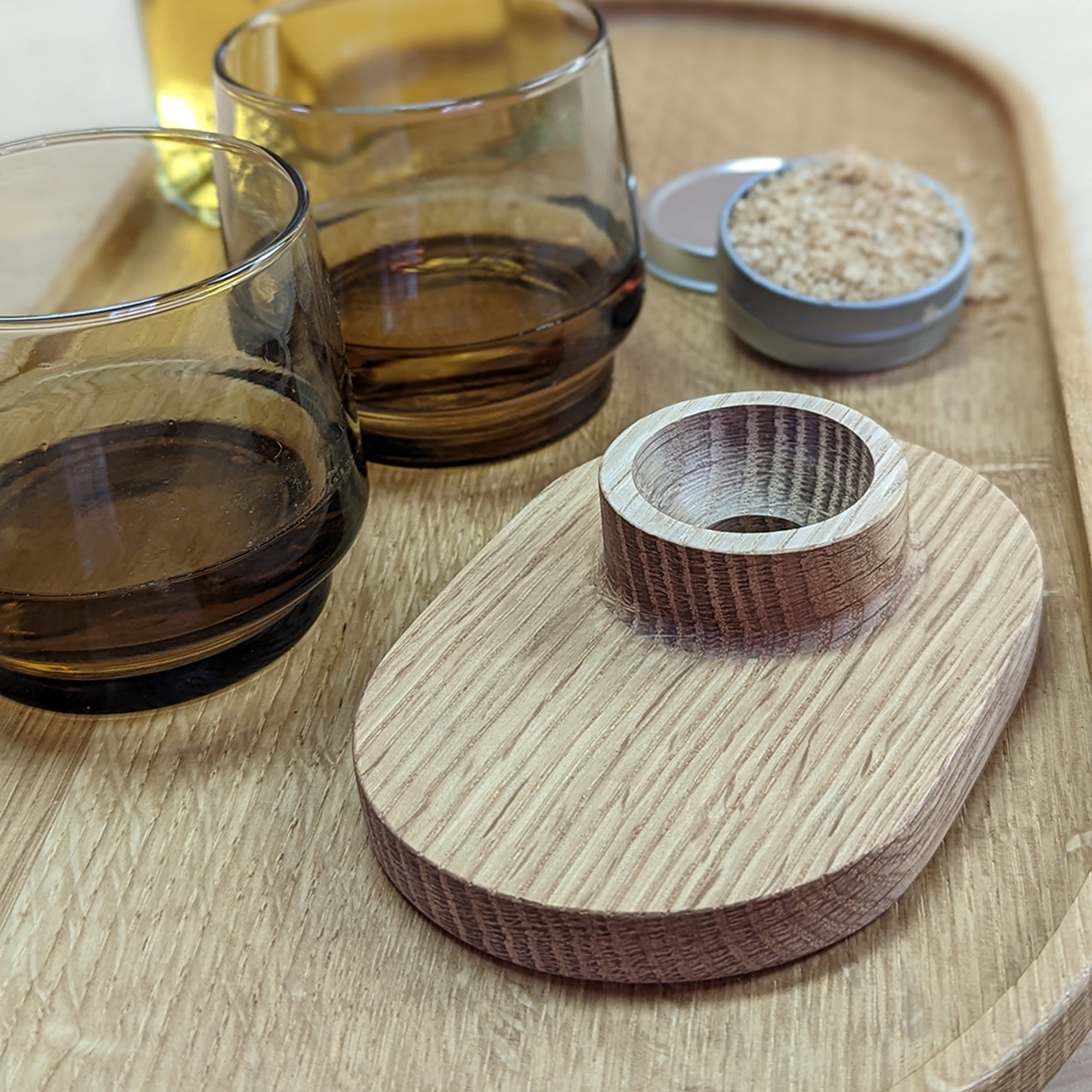 Wood Whisky Smoker chimney bar tool smoking cap
