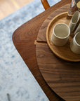 Walnut lazy Susan made in Canada 