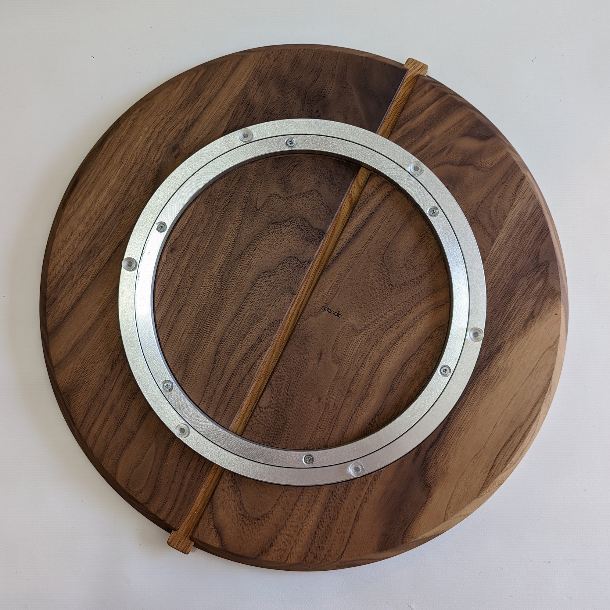 Walnut lazy Susan made in Canada 