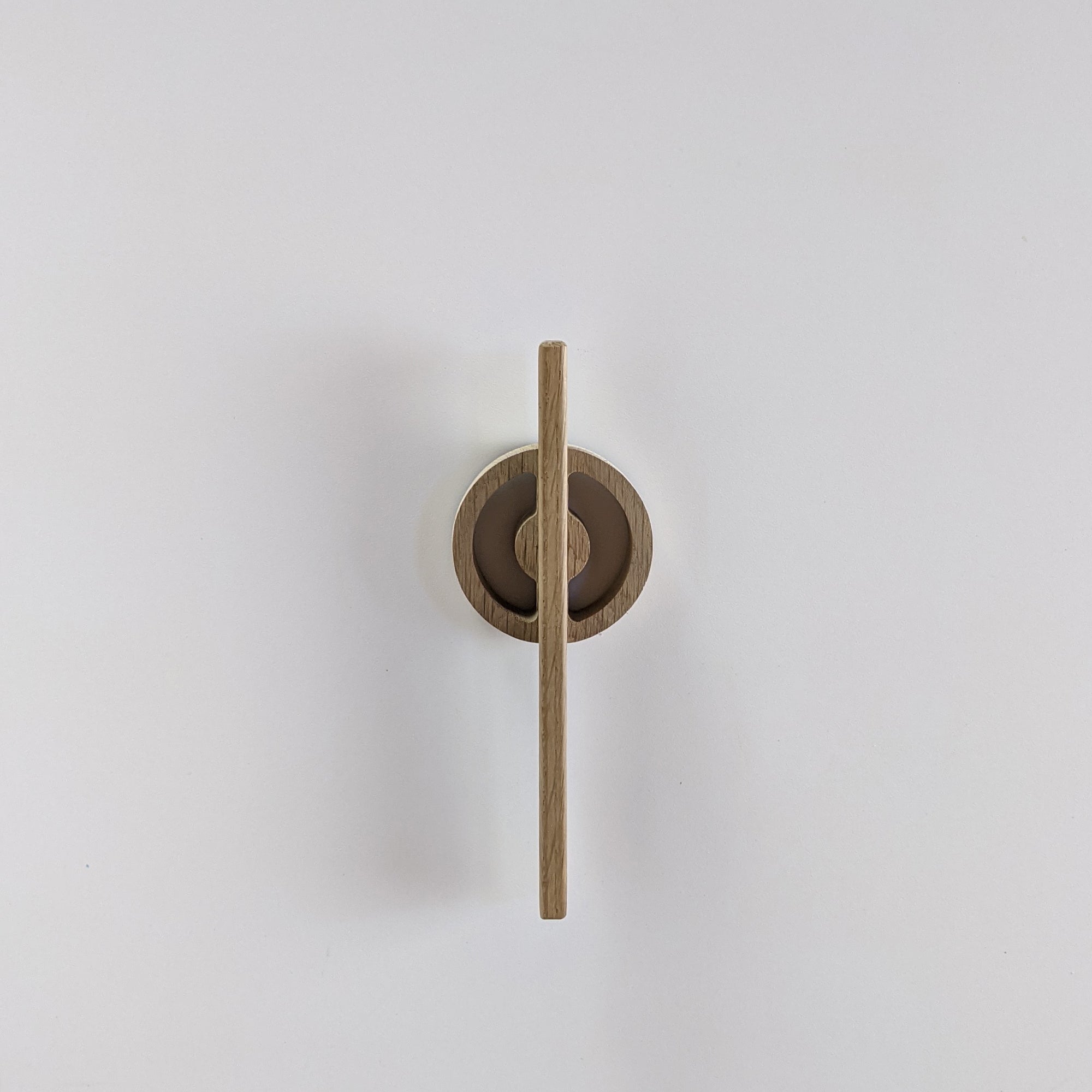 ring wood wall hook