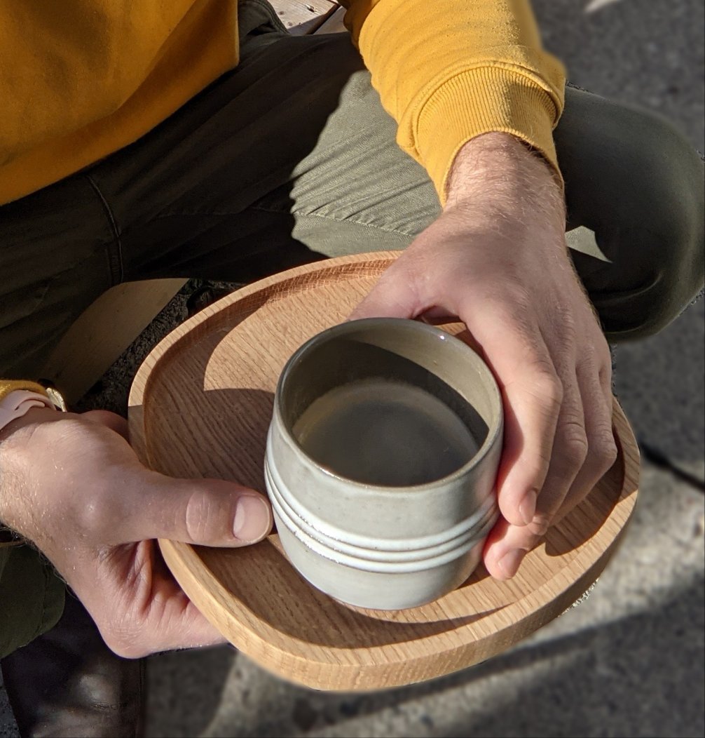 Square Wood Tray